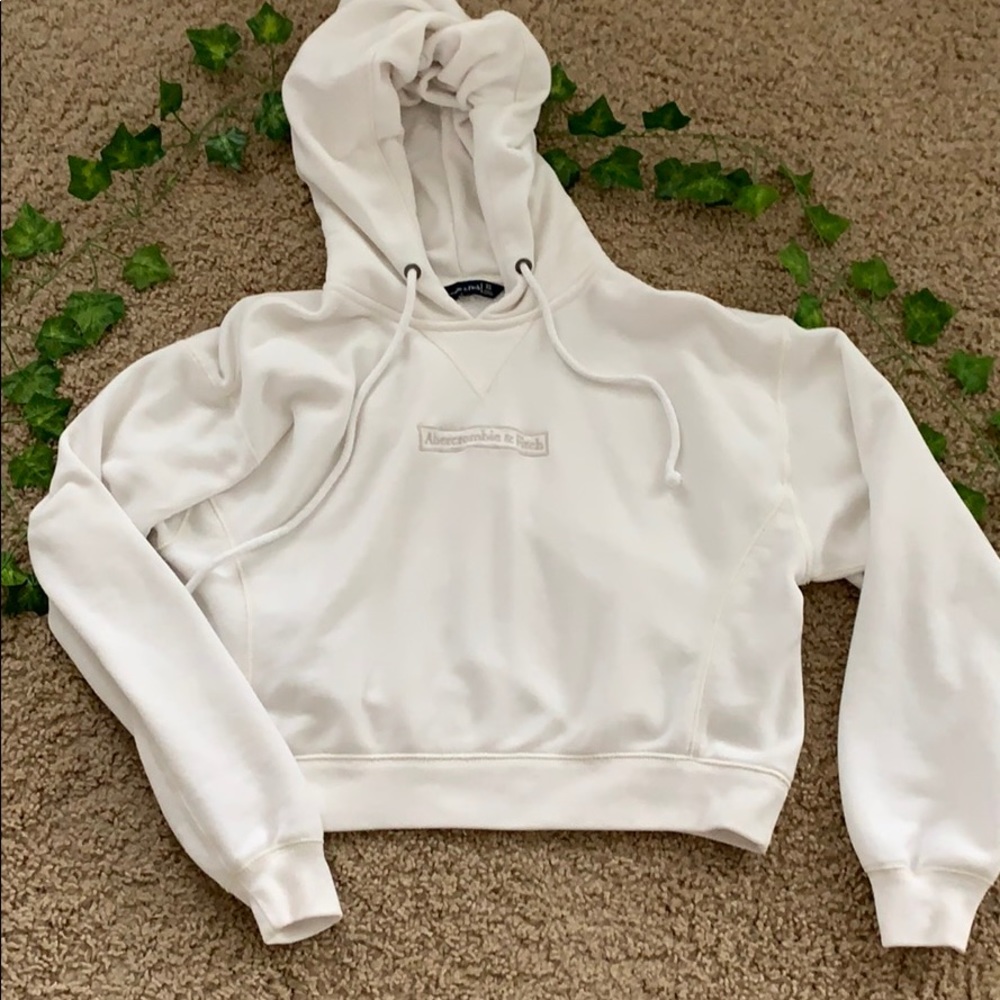 abercrombie cropped hoodie